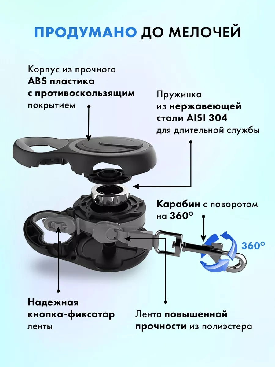 Purrfect Place 8 M Yürüyüş Kayışı 205592175 Mavi