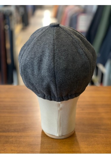 Hamze Peaky Blinders Tarz İngiliz Model Kaşe Kumaş Kasket Şapka Gri