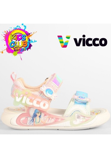 Vicco Arial Ortopedik Çocuk Sandalet Pudra