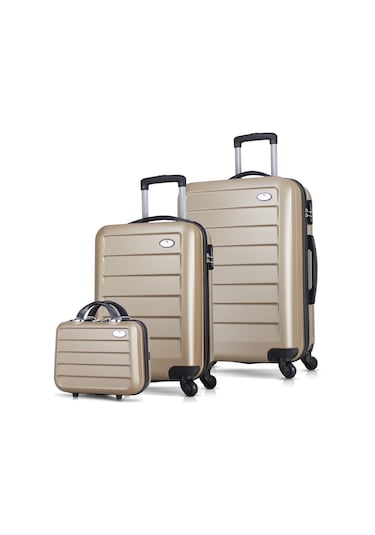 My Valice Ruby Abs 3'Lü Valiz Seti (Makyaj + Kabin + Orta Boy)