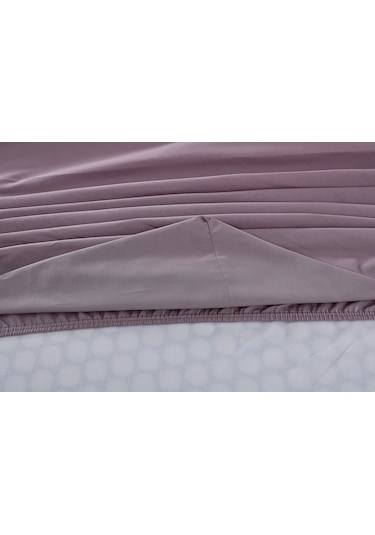 Colourful Fitted Çarşaf Tek King Size - Lila