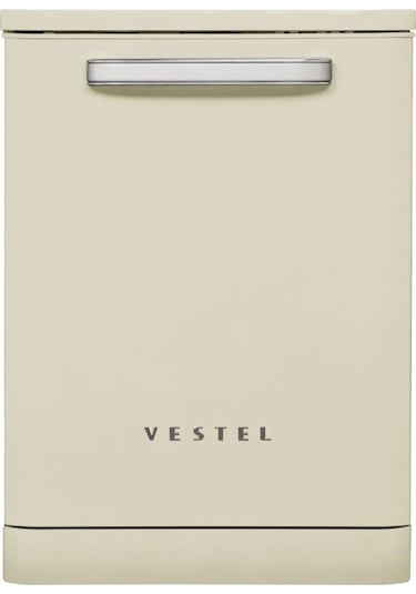Vestel BM 5001 Retro 5 Programlı 13 Kişilik Bulaşık Makinesi Bej