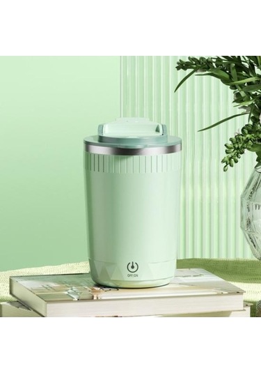 Novahub Yüksek Hızlı Şarj Edilebilir Manyetik Karıştırma Kahve Kupası - Bej Model Bej