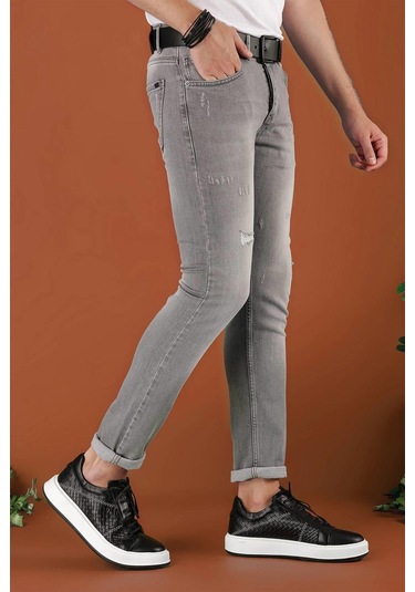 Denim Pnt 109 Gri Jean Pantolon Gri