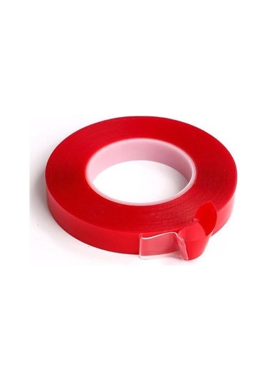 Buffer 2 Metre Güçlü Yapışkanlı Çift Taraflı Slikon Pratik Şeffaf Bant - 9043248517948drvs1