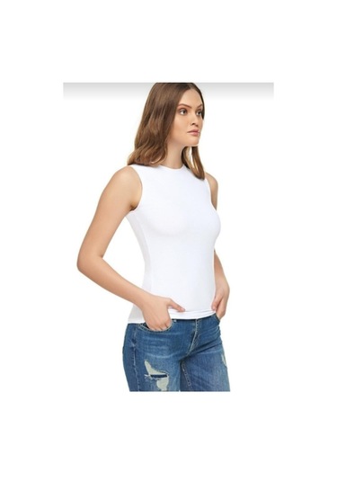 Tutku Elit 2201 Bayan Elastan Sıfır Kol Atlet 3 Adet 001