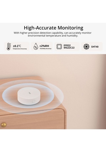 Sonoff Akıllı Ev Kablosuz Sıcaklık ve Nem Sensörü Dedektörü