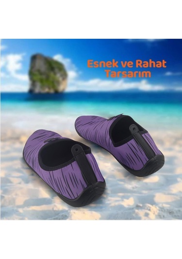 Plaj Ve Deniz Ayakkabısı su Sporu Lila