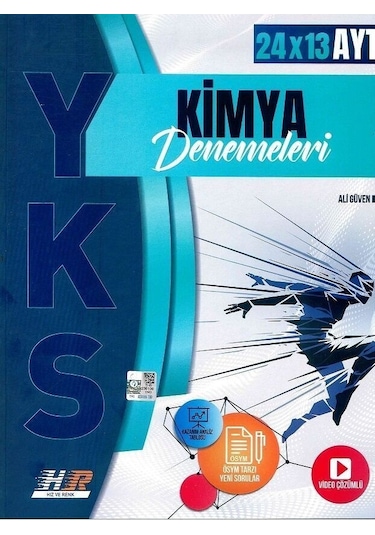 Hız ve Renk Yayınları Ayt Kimya 24 X 13 Denemeleri