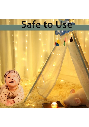 Peri Telli Led Perde Led Işık Kumandalı 300 Ledli 3X3 Metre Usbli Çok Renkli