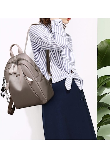 Kadın Sırt Çantası Moda Katı Okul Çantaları Genç Kızlar İçin Büyük Kapasiteli Sırt Çantası Black Siyah