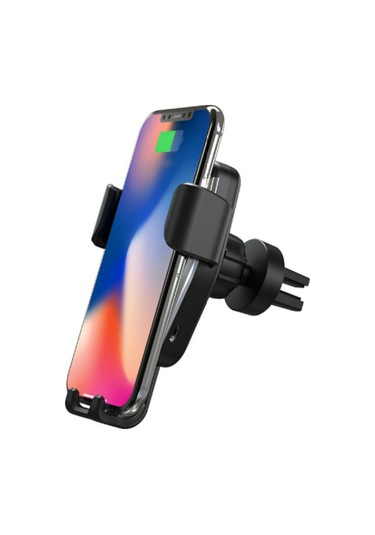 Monyee Siyah Oto Telefon Tutucu 10w Hızlı Kablosuz Şarj Cihazı - Otomatik Kilitleme, 4.0-6.5 İnç Telefon Desteği, Güvenlik Korumaları