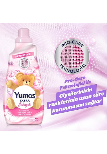 Yumoş Orkide + Lilyum + Şakayık Çamaşır Yumuşatıcısı 3 x 1440 ML