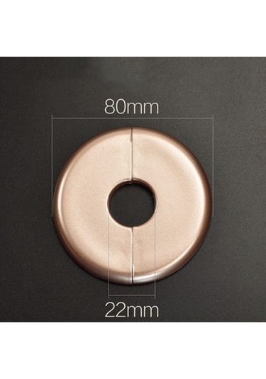 Sones Yuvarlak Delik Dekorasyon Fişi Kapağı, Stil: 2.2mm Delik Altın