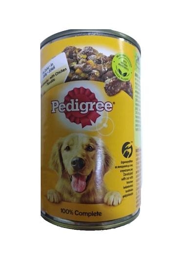 Pedigree Tavuklu Konserve Yetişkin Köpek Maması 12 x 400 G