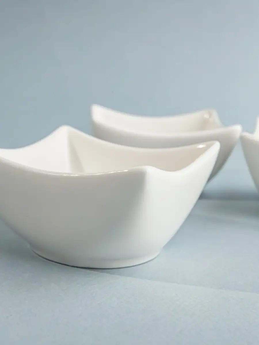 Good Sale Seramik Sosluk Seti 3 Parça, Hediye Paketinde 11279697 Beyaz