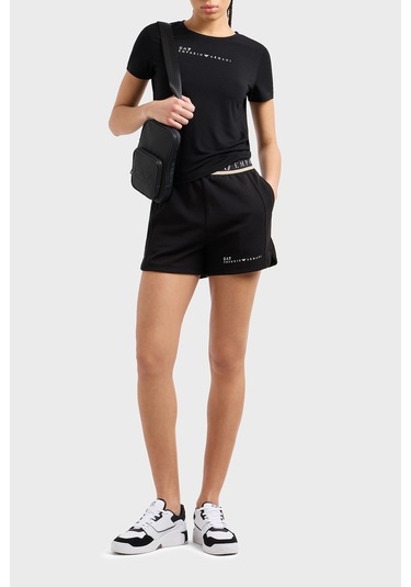 Ea7 Bayan Short 7w000280 Af12501 Uc001 Siyah Siyah