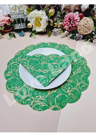 Love Land Kağıt Parti Mendilleri Yeşil 33x33 Cm 12 Adet 234569885 Yeşil