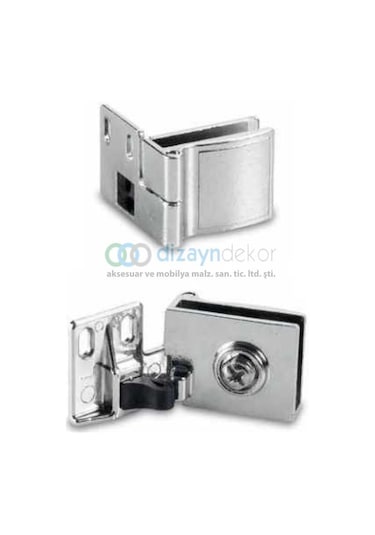 Cam Kapak Menteşesi Maksan Tipi İçten Krom