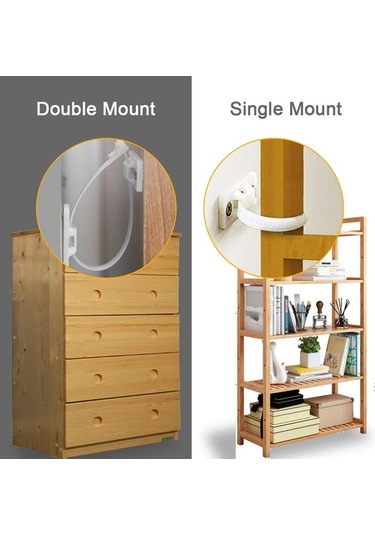 Besthome1 12 Adet Beyaz Ahşap Mobilya Montaj Kayışı Nilon Güvenlik Ayarı Lamelli Ev Dekorasyonu Seti