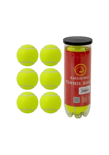 6 Lı Tenis Topları Seti Spor Ve Eğlence İçin İdeal Performans