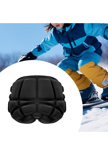 Suntek Kayak Koruyucu Donanım Butt Pad Kaykay Yetişkinler-siyah Siyah