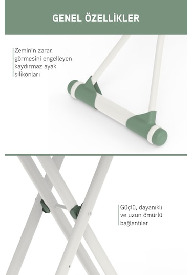 Perilla Premium Ütü Masası - Yeşil Yeşil