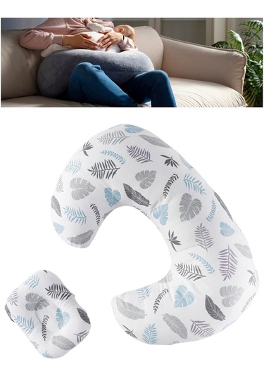 Dolıty Emzirme Yastığı Biberonla Besleme Hemşirelik Gri-yaprak