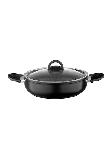 Leggno 3 Parça Granit Set 26 Cm Derin Tencere Tava Renkli