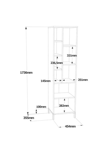 Robin Home Bianca Çok Amaçlı Dolap Banyo Dolabı Keçe-Beyaz (531063153) Beyaz