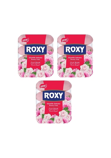 Dalan Roxy Çiçek Buketi Güzellik Sabunu 4 x 70 G 3'lü