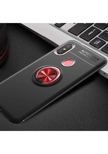 Xiaomi Redmi Note 6 Pro Kilif Yüzüklü Magnetli Ravel Case 392473510