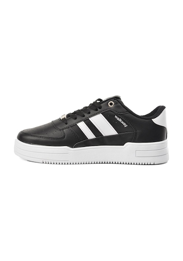 Walkway Sandy Siyah-Beyaz Tek Renk Sneaker Beyaz - Siyah