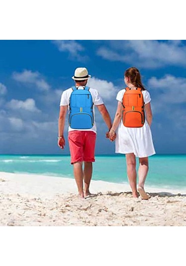 Sırt Çantası, Katlanabilir, Suya Dayanıklı, Hafif Günlük Sırt Çantası, Seyahat İçin Katlanabilir Sırt Çantası, Turuncu Diğer