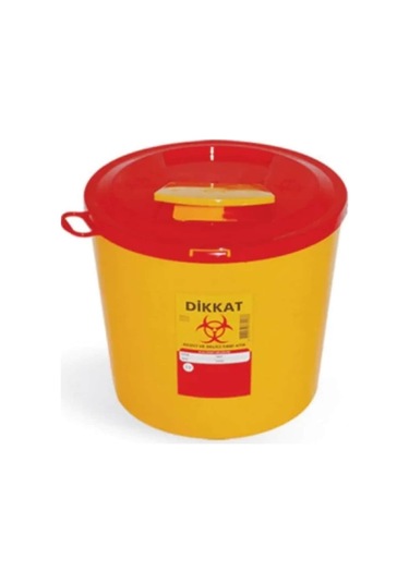 Tıbbi Atık Kutusu - Tıbbi Atık Kovası 5 LT 5 Adet