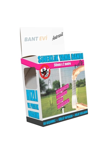 Sineklik Yama Bandı 50mmx2m Sineklik Tamir Bandı