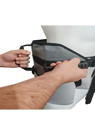 Ozclife Bacak Arası Destekli Hasta Bağlama Taşıma Kemeri - Gri