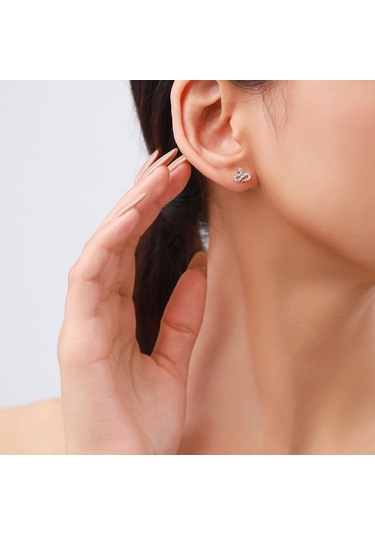 Tancise 925 Ayar Gümüş Zirkon Küpe Damla Küpe Kadınlar Için Düğün Hediyeleri