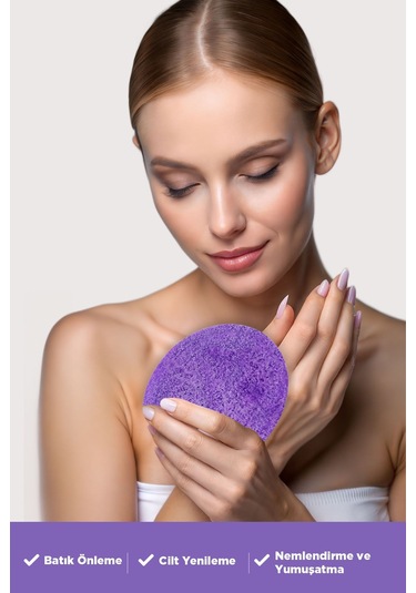 Lavanta Özlü Batık Ve Çilek Bacak Onarımına Yardımcı Doğal Süngerli Sabun 130gr Lavanta