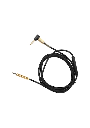 Yaleker 2.5mm'den 3.5mm'ye Ses Çevirici Kablosu, Ofc Bakır Çekirdekli, Mikrofonlu, 1.5m Uzunlukta, Akg Y40/y50/y45, Creative Lıve2, Jbl S700, Bose Qc25/qc35 Uyumlu Siyah