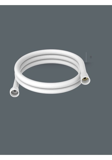Rudi Armatür Beyaz Üstün Kalite Kopmaz 150 Cm Lüx Hortum Beyaz