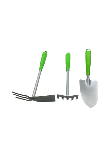 3 Parça Metal Çapa Bahçe Seti 5131