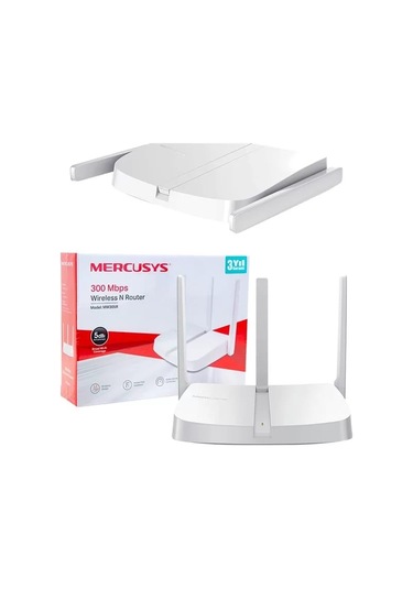 Sh Mercusys Mw305r 300 Mbps 3 Antenli Wifi-n Access Point Router Najmaddin