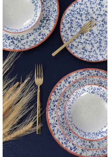 Güral Porselen Liva 24 Parça 6 Kişilik Yemek Takımı