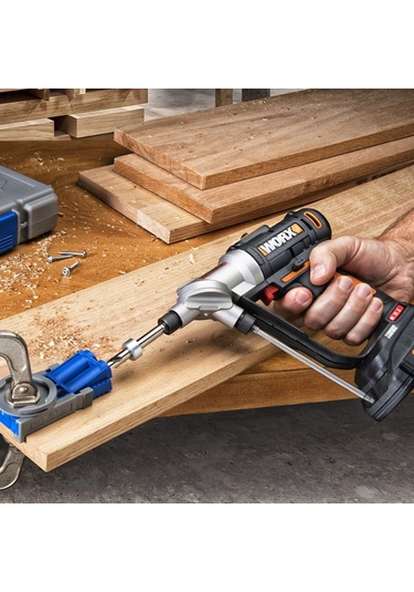 WORX WX176.9C Çift Mandrenli Profesyonel Şarjlı Vidalama + 16 Parça Uç
