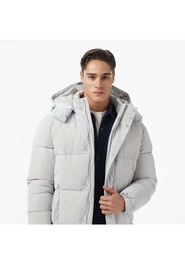 Nautica Erkek Gri Regular Fit Mont Düz J57043t Gri