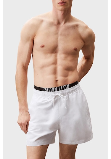 Calvin Klein Erkek Mayo Short Km0km01093 Ycd Beyaz Beyaz