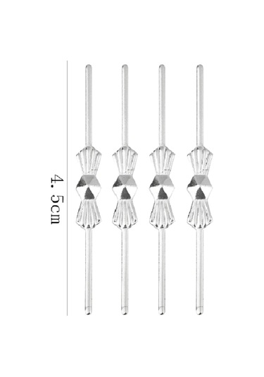 Avize Taşı Bağlantı Papyon Tel - 50 Adet Krom