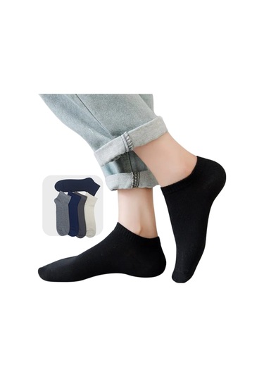 Garanti Çorap Penye Erkek Patik Çorap 5 Li B Çok Renkli