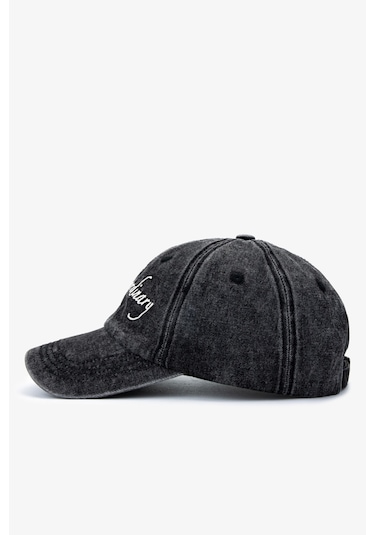 Valmenti Unisex Tekstil Beyzbol Şapka 1139 Ec4007 Spk Y25 Black Denım Antrasit
